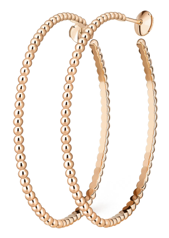Серьги-кольца Van Cleef & Arpels Perlee Perles d'or Large VCARN9PP00