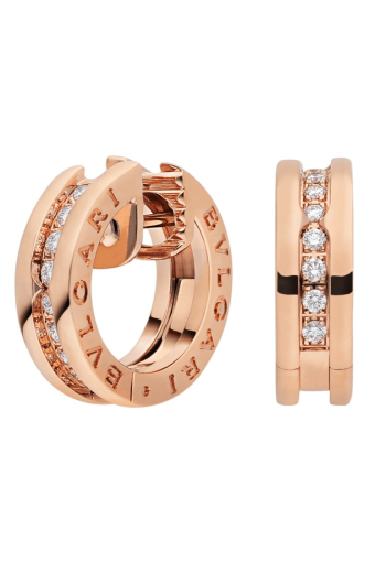 Серьги Bvlgari B.zero1 Small Hoop Earrings 348036