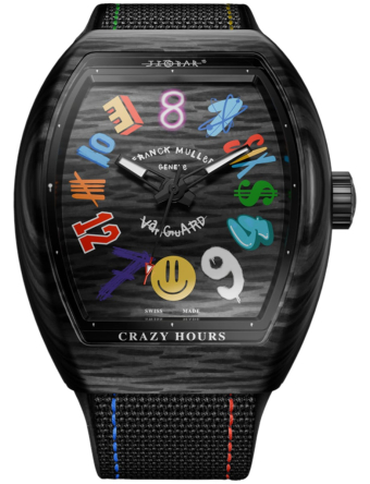 Franck Muller Vanguard Crazy Hours Jisbar 42.5 x 52.7 mm V 43 JISBAR CARBONE