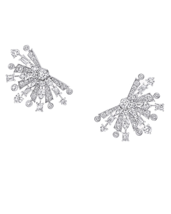 Серьги Graff Tribal New Dawn Multi-Shape Diamond Stud Earrings RGE1513