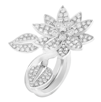 Кольцо на два пальца Van Cleef & Arpels Lotus VCARP1ND00
