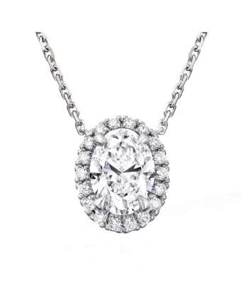 Подвеска Cartier Destinée Pendant, Oval-Cut Diamond, Paved N7424544