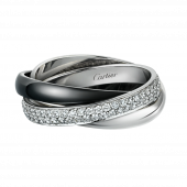 Кольцо Cartier Trinity Small Ceramic Ring, артикул: B4095500