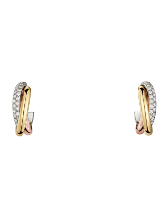Серьги Cartier Trinity Earrings B8301515