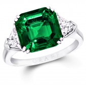Кольцо для помолвки Graff Classic Graff Emerald Cut Ring