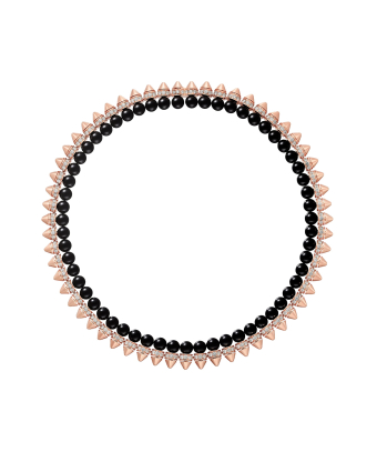 Колье Cartier Clash de Cartier Flexible Onyx Diamonds Necklace Extra-Large Model N7424459