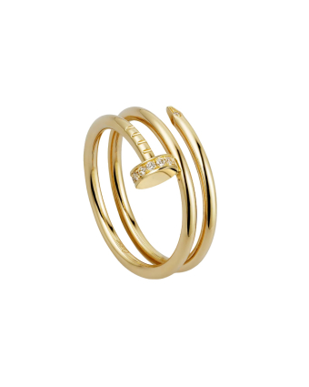 Кольцо Cartier Juste un Clou Diamonds Double Ring B4211800