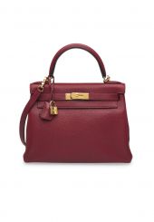 Сумка Hermes Kelly 28 Rouge H Togo GHW