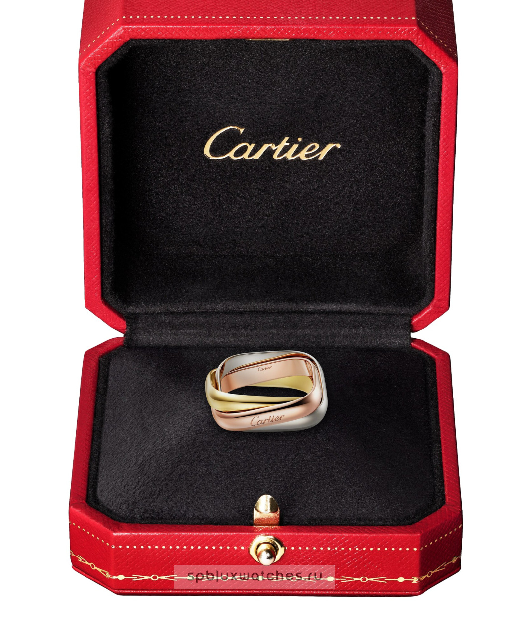 Кольцо Cartier Trinity Cushion-Shaped Ring Classic Model B4240600