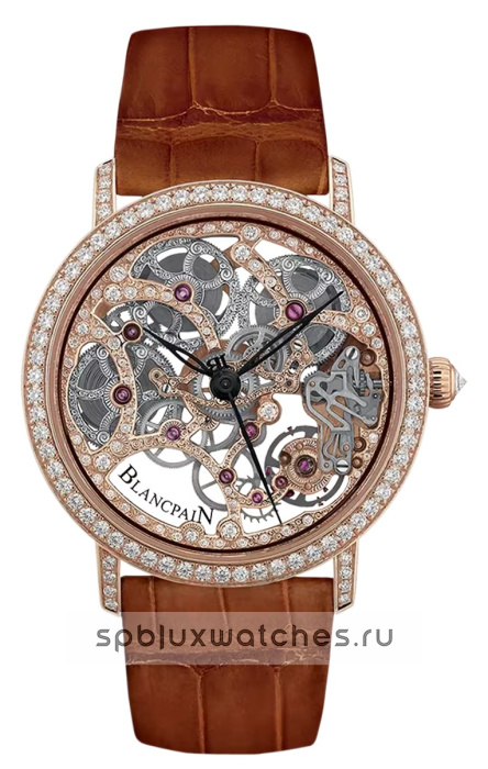 Blancpain Villeret Squelette 8 Jours 38 mm 6633 2900 55B