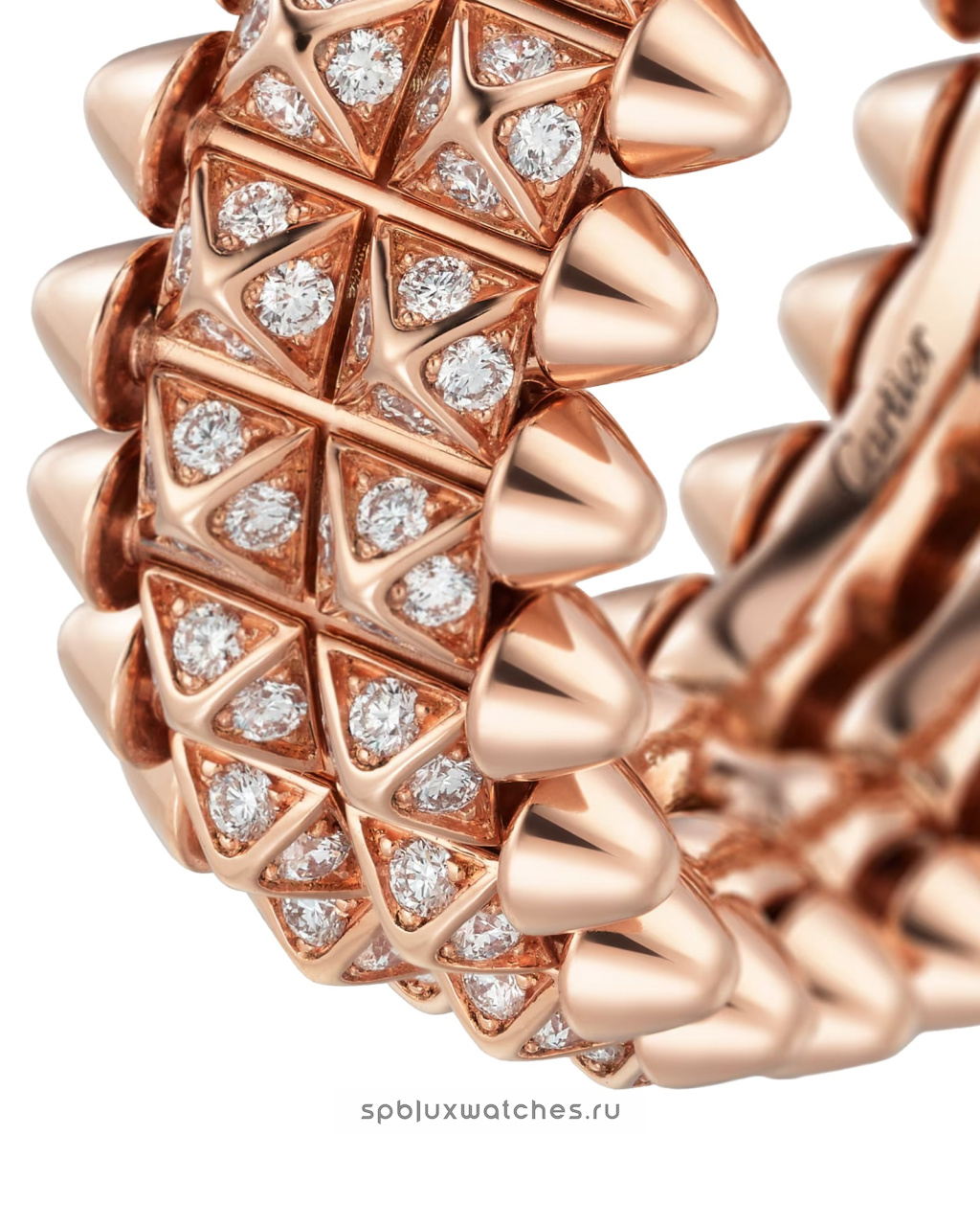 Кольцо Cartier Clash de Cartier Double Row Paved Ring B4237900