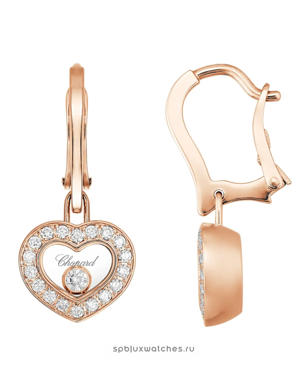 Серьги Chopard Happy Diamonds Icons Earrings 83A054-5401