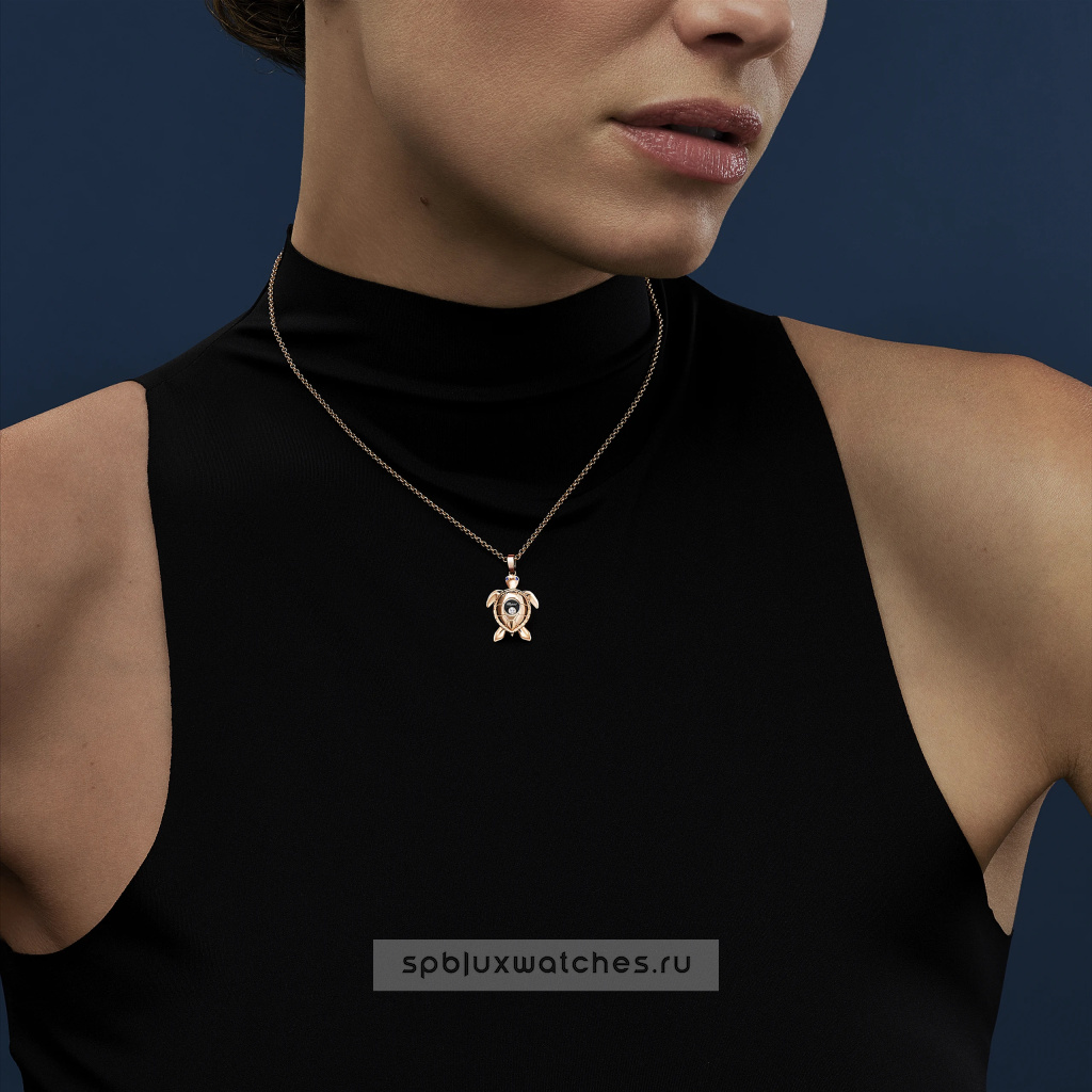 Подвеска Chopard Happy Diamonds Turtle Pendant 79A187-5001