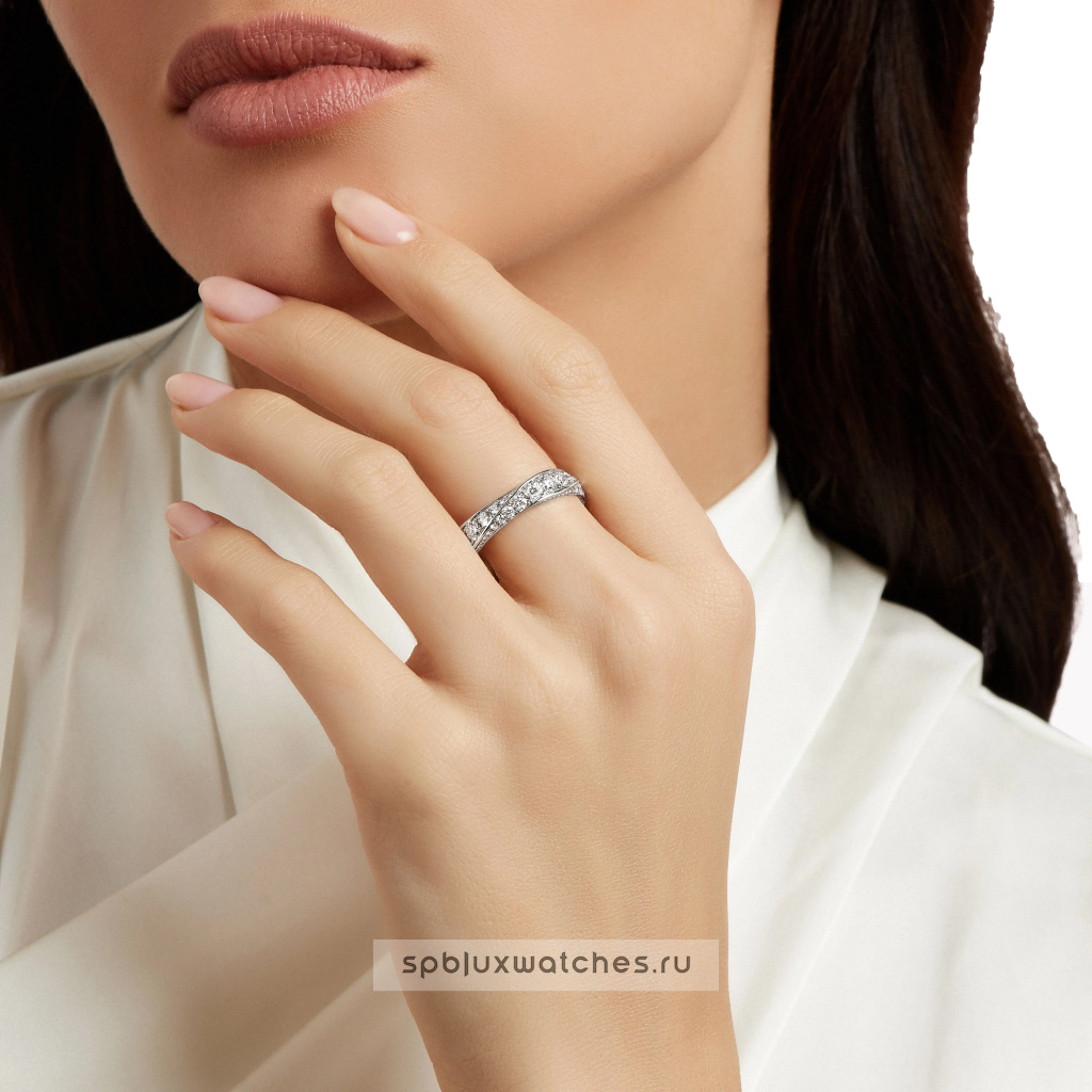 Кольцо Graff Spiral Pave Diamond Band RGR788