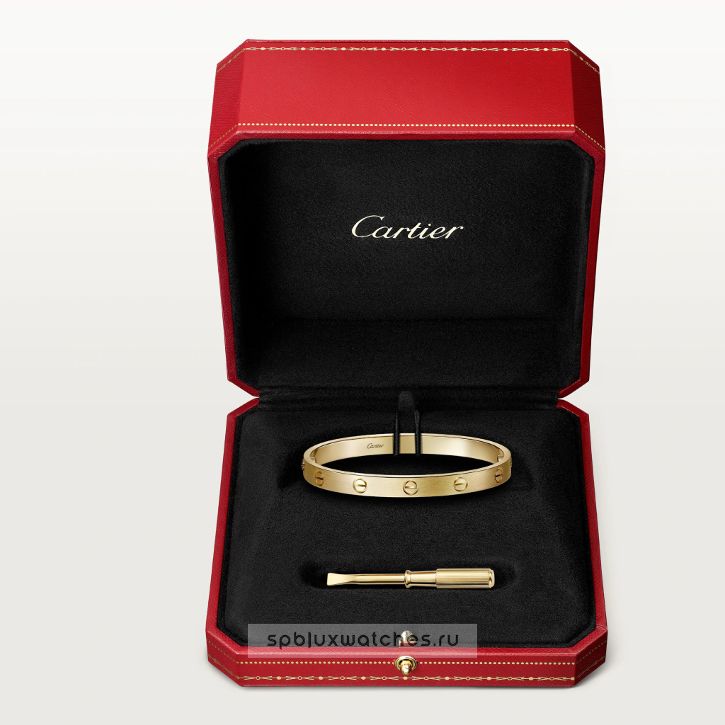 Браслет Cartier Love Classic Brushed Bracelet B6077015