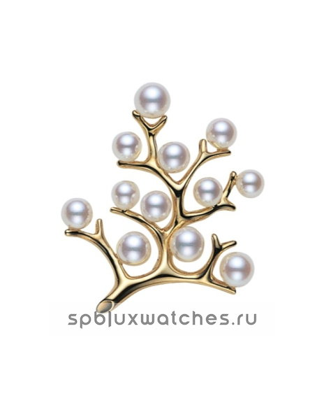 Брошь Mikimoto Kofuku No Ki Brooch PB-357K