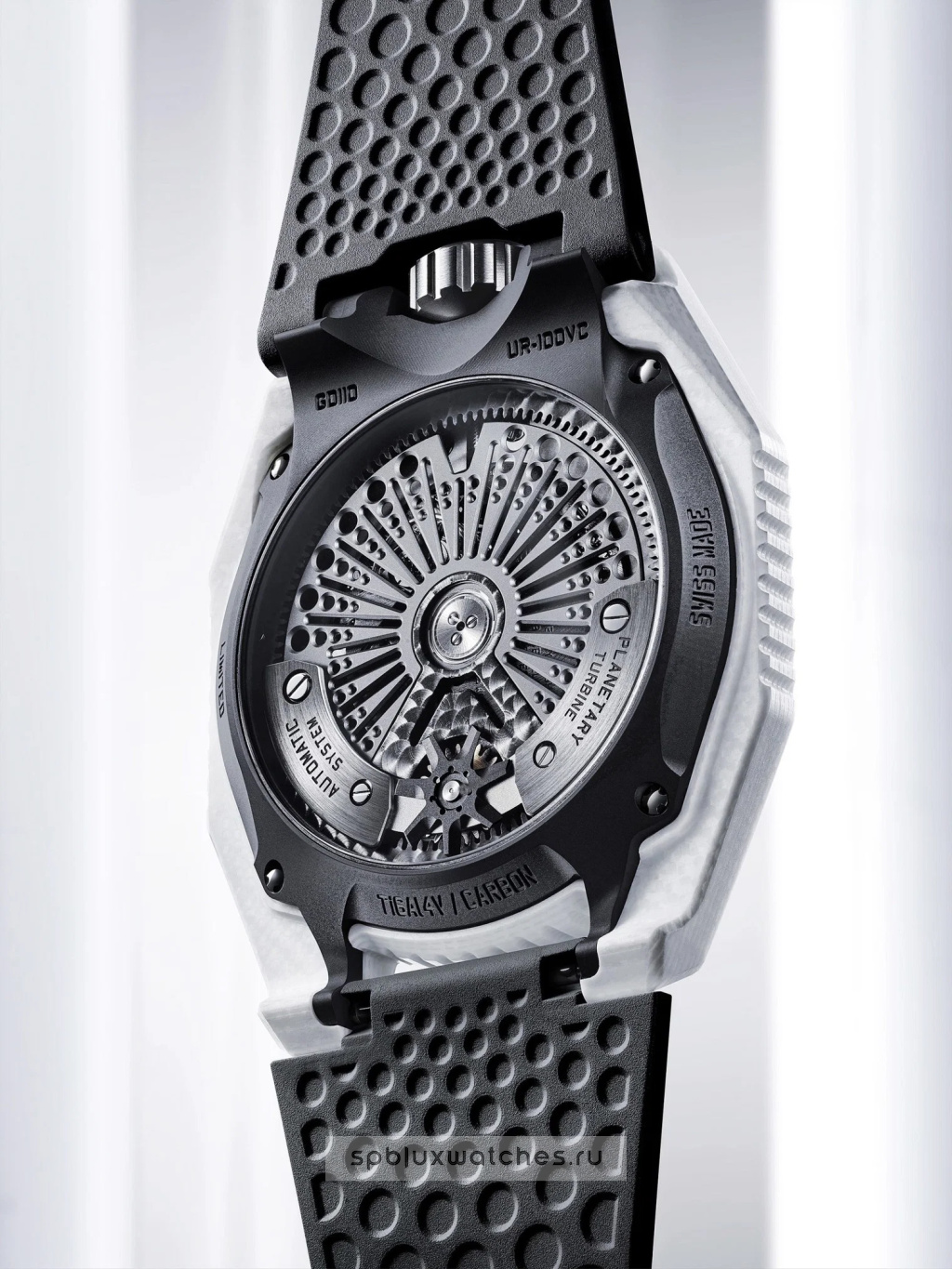 Urwerk Satellite UR-100V Lightspeed Ceramic 43 x 51.7 mm
