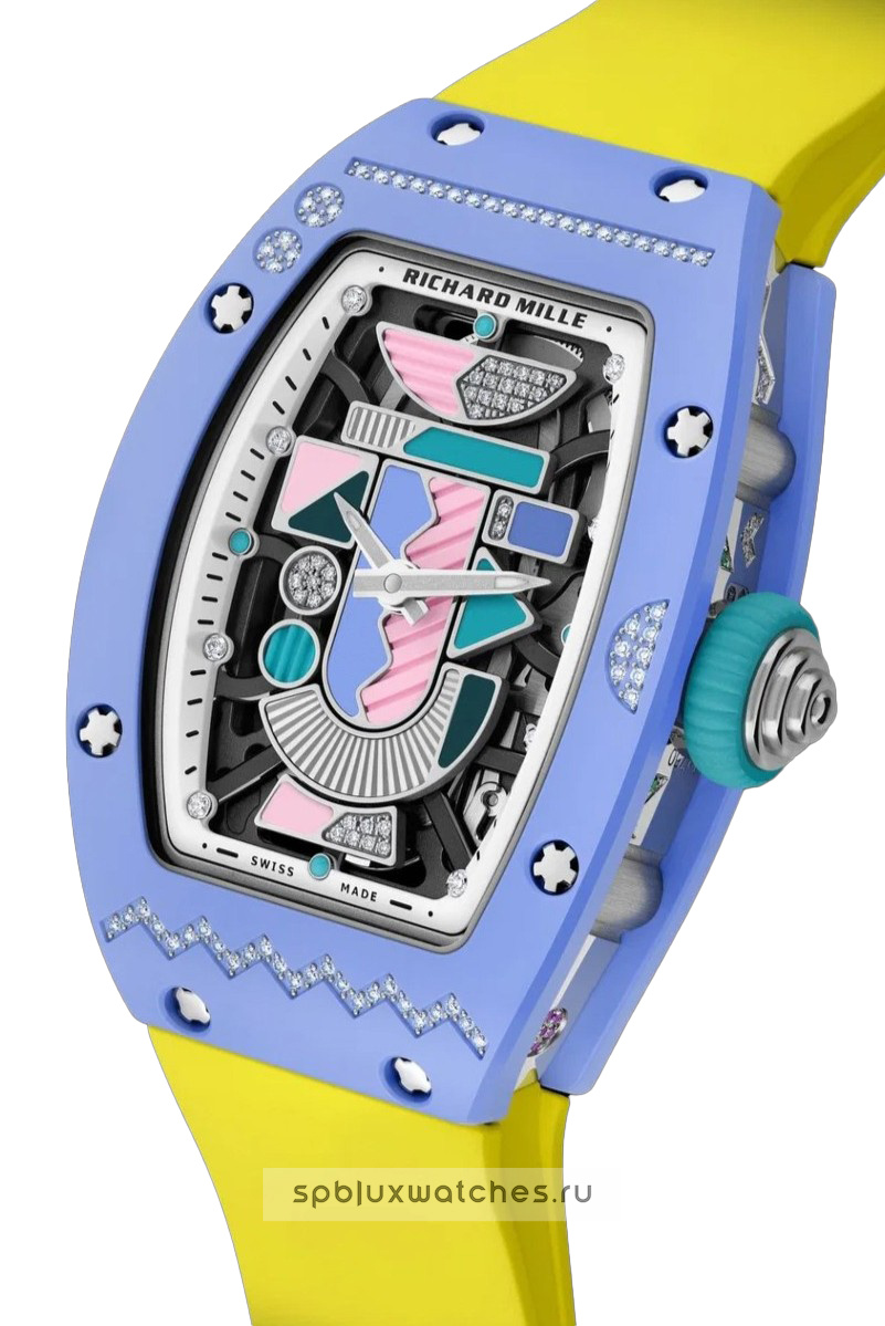 Richard Mille RM 07-01 Automatic Winding Coloured Ceramics Powder Blue 31.4 x 42.5 mm