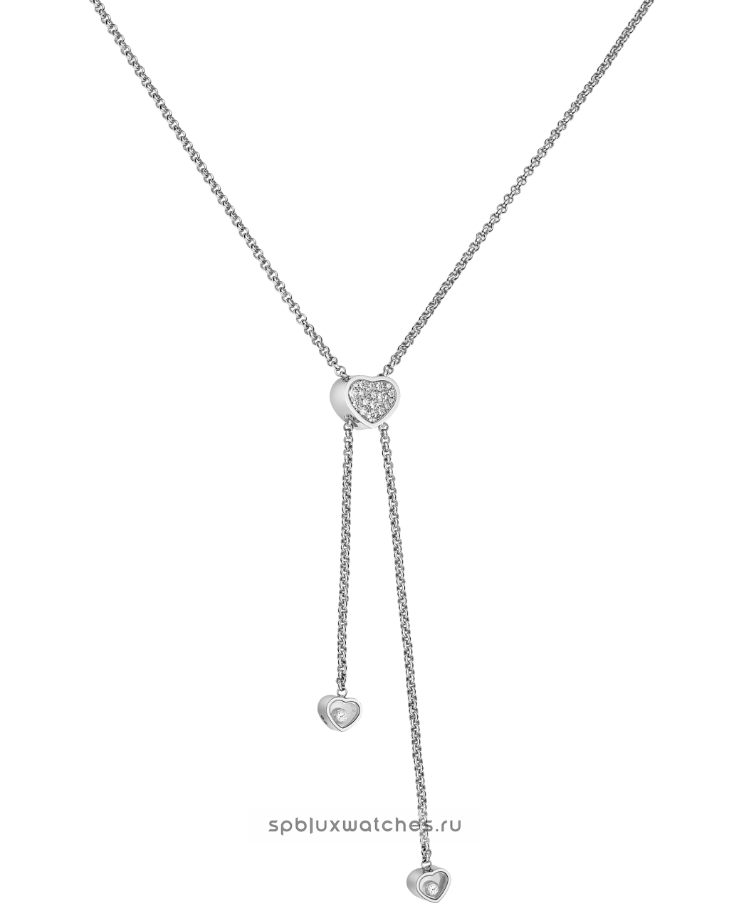 Колье Chopard Happy Hearts Tie Necklace 81A148-1901