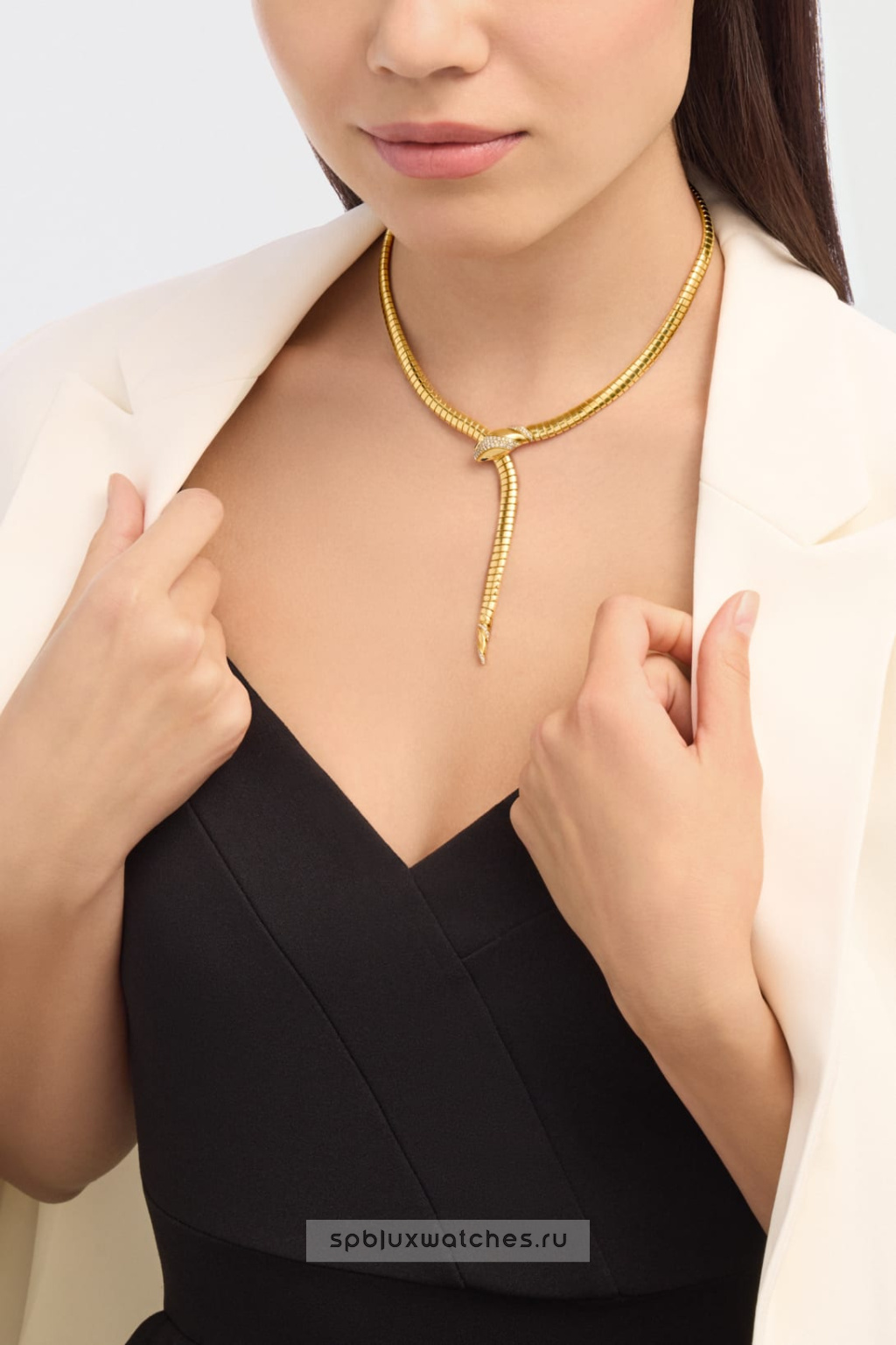 Колье Bvlgari Serpenti Tubogas Necklace 360632