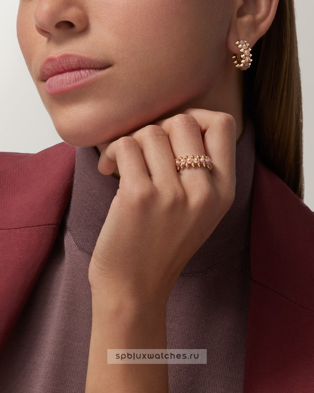 Кольцо Cartier Clash de Cartier Pink Chalcedony Ring B4246500