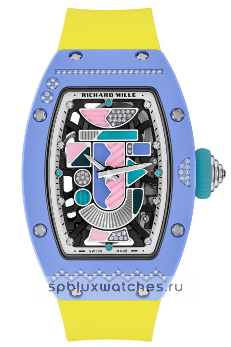 Richard Mille RM 07-01 Automatic Winding Coloured Ceramics Powder Blue 31.4 x 42.5 mm