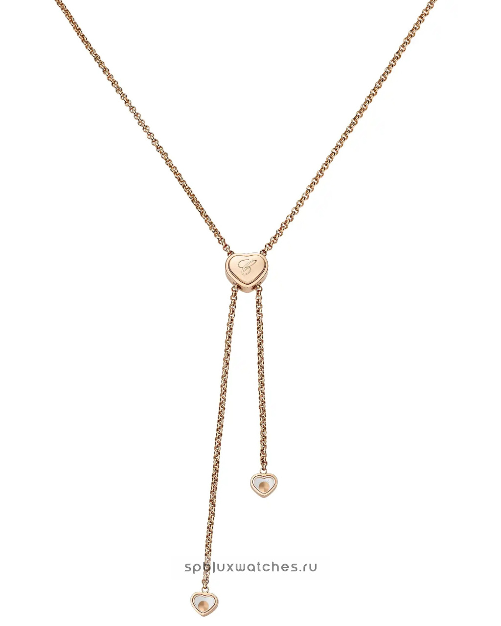 Колье Chopard Happy Hearts Tie Necklace 81A148-5330