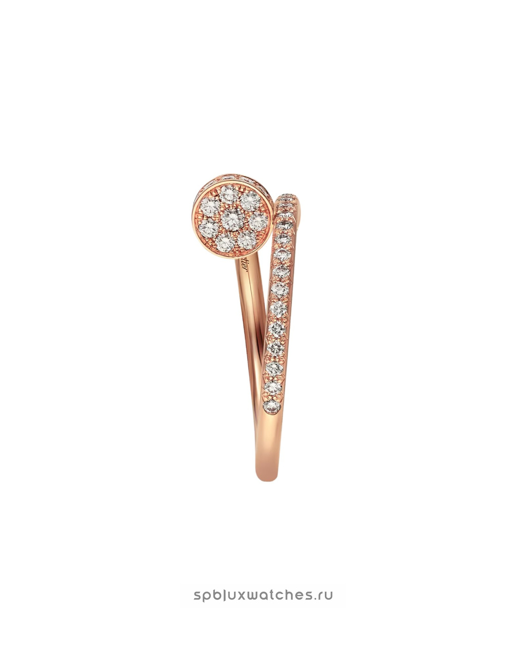 Кольцо Cartier Juste un Clou Half-Paved Ring Small Model B4231400