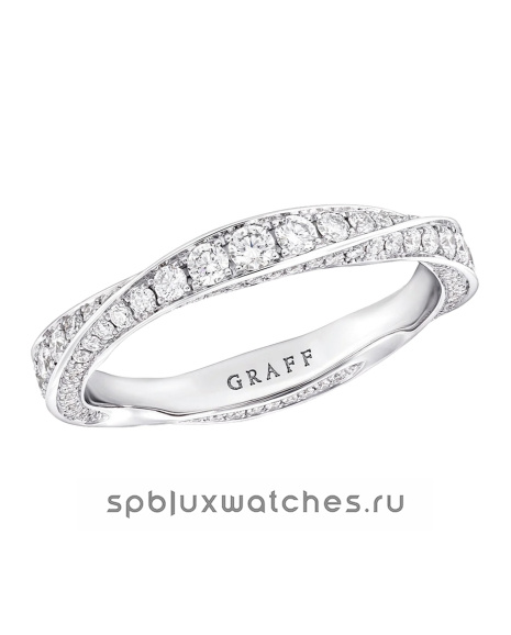 Кольцо Graff Spiral Pave Diamond Band RGR782