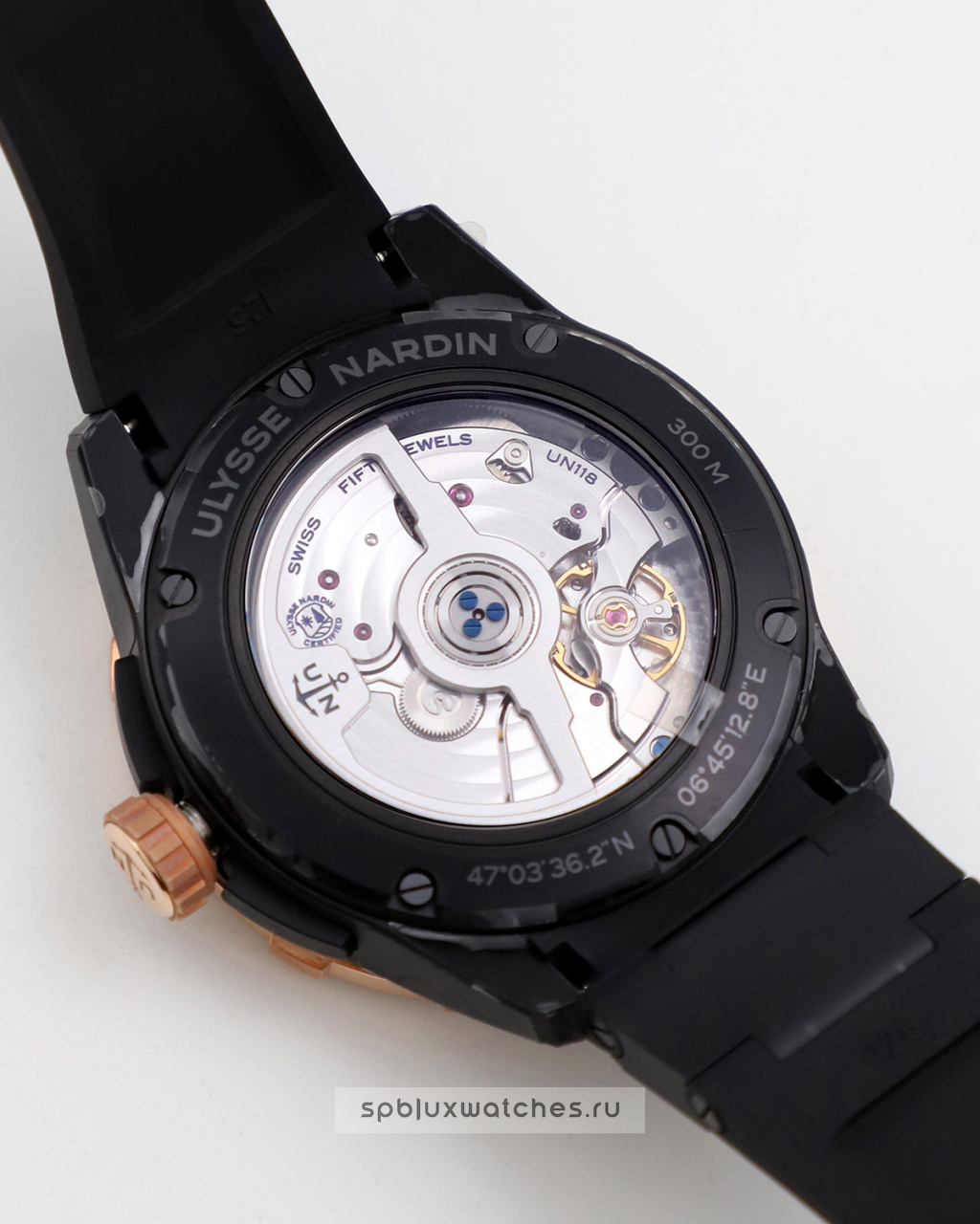 Ulysse Nardin Marine Diver Chronometer 44 mm 1185-170-3/BLACK