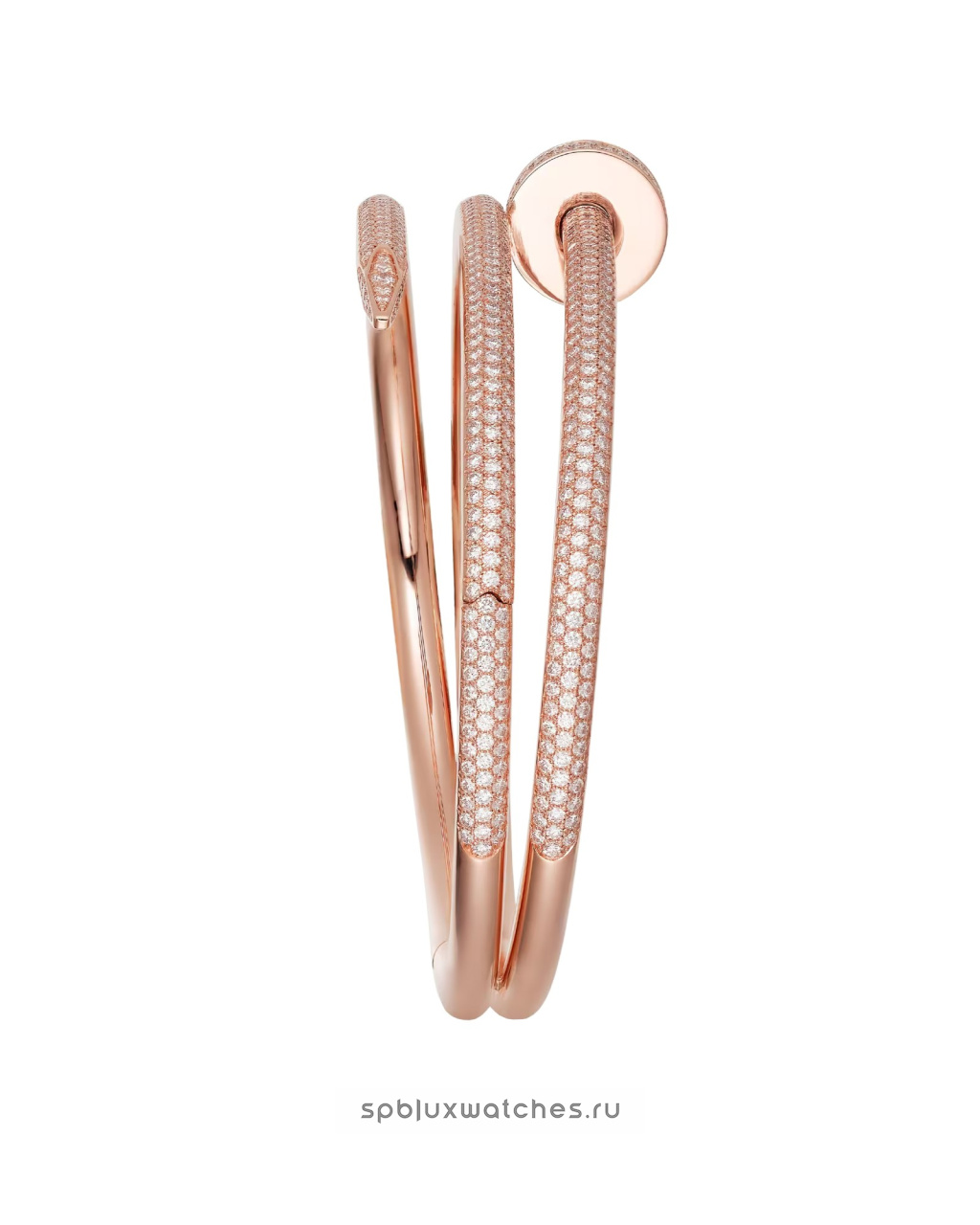 Браслет Cartier Juste un Clou Double Half-Paved Bracelet N6708617