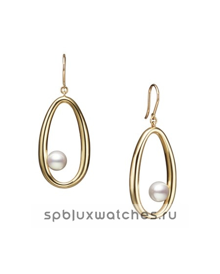 Серьги Mikimoto Moon Dew Pierced Earrings PE-1735PK