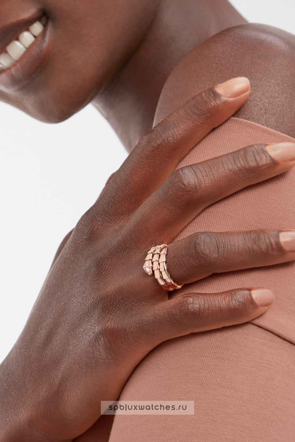 Кольцо Bvlgari Serpenti Viper Two-Coil Ring 357867