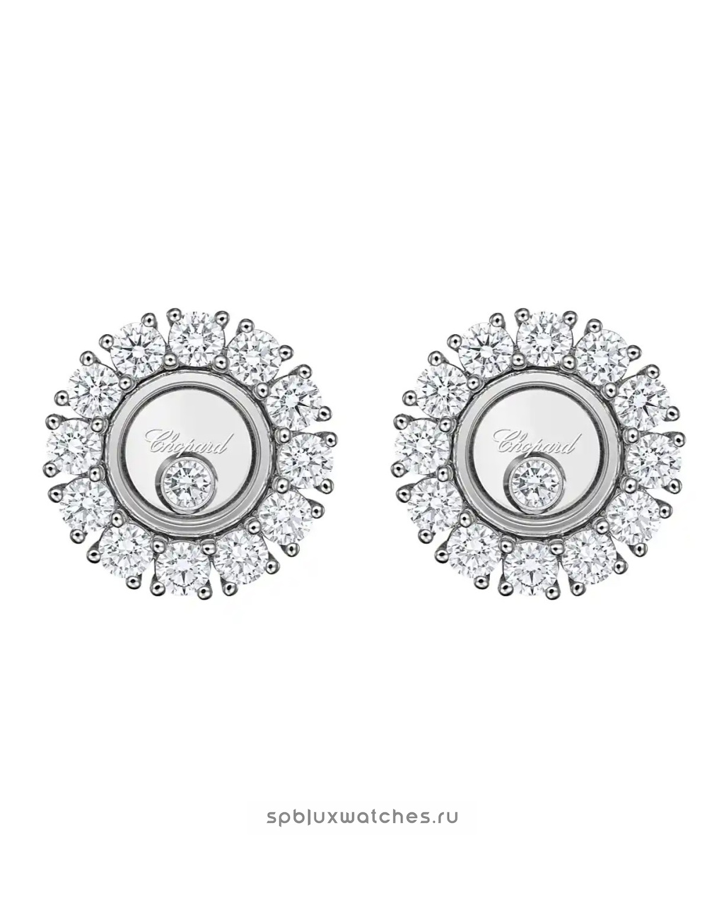 Серьги Chopard Happy Diamonds Icons Joaillerie Earrings 83A609-1001