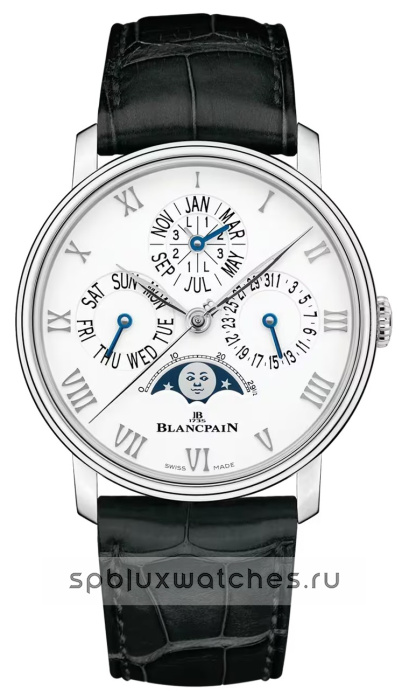 Blancpain Villeret Quantieme Perpetuel Phases de Lune 40.3 mm 6656 1127 55B