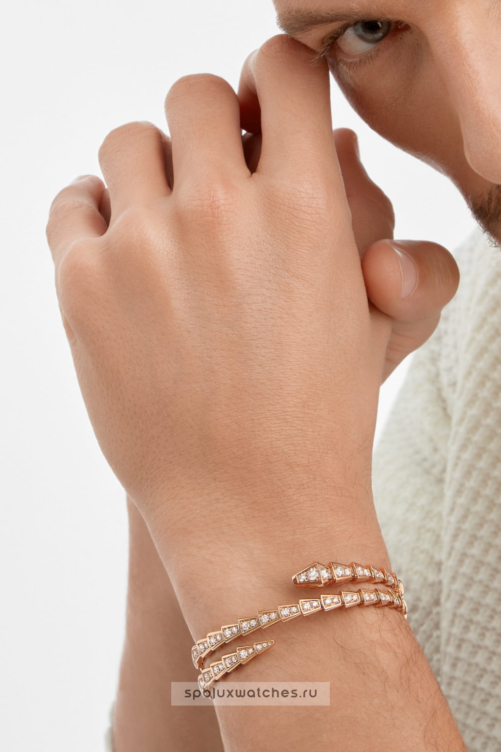 Браслет Bvlgari Serpenti Viper Two-Coil Bracelet 357272