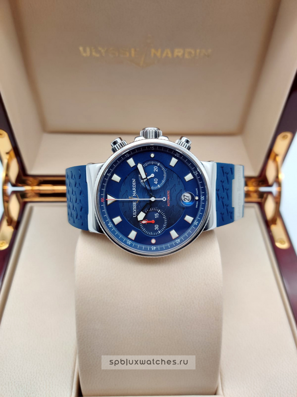 Ulysse Nardin Marine Chronograph Blue Seal 41 mm Limited Edition 	353-68LE-3