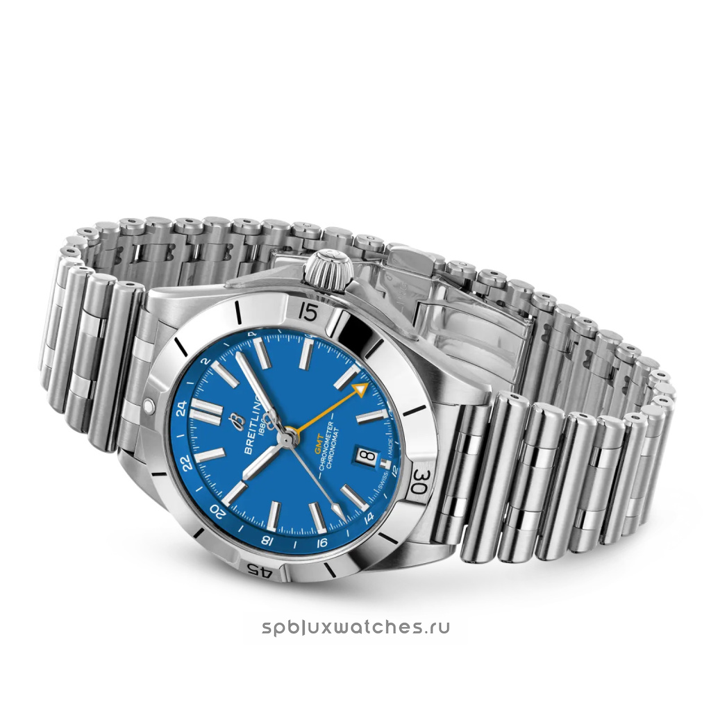 Breitling Chronomat Automatic GMT 40 mm NFL Los Angeles Chargers Edition A32398C41C1A1