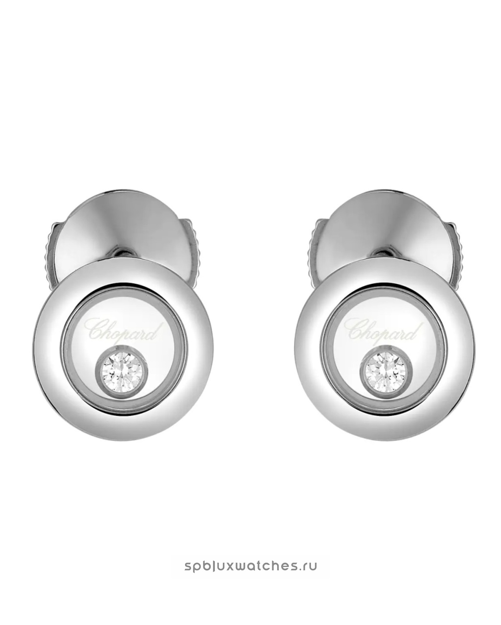 Серьги Chopard Happy Diamonds Icons Earrings 83A017-1001