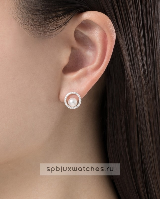 Серьги Mikimoto Circle Pierced Earrings PYE-5501PU