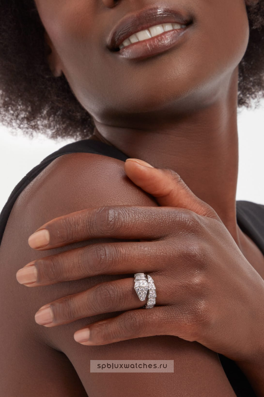 Кольцо Bvlgari Serpenti Viper One-Coil Ring 347721