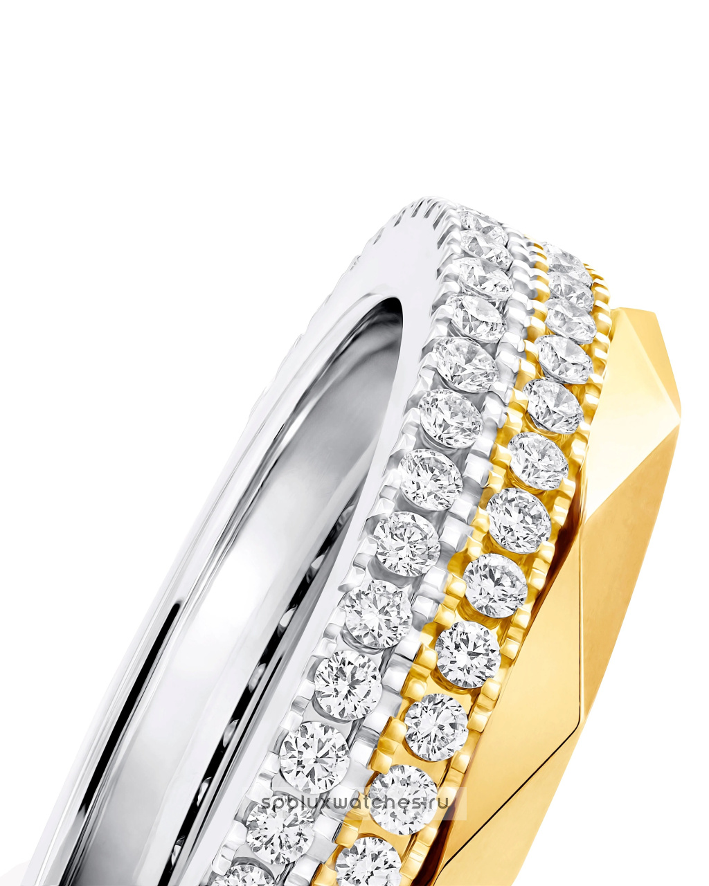 Кольцо Graff Laurence Graff Signature Three-Row Layered Diamond Ring RGR1084