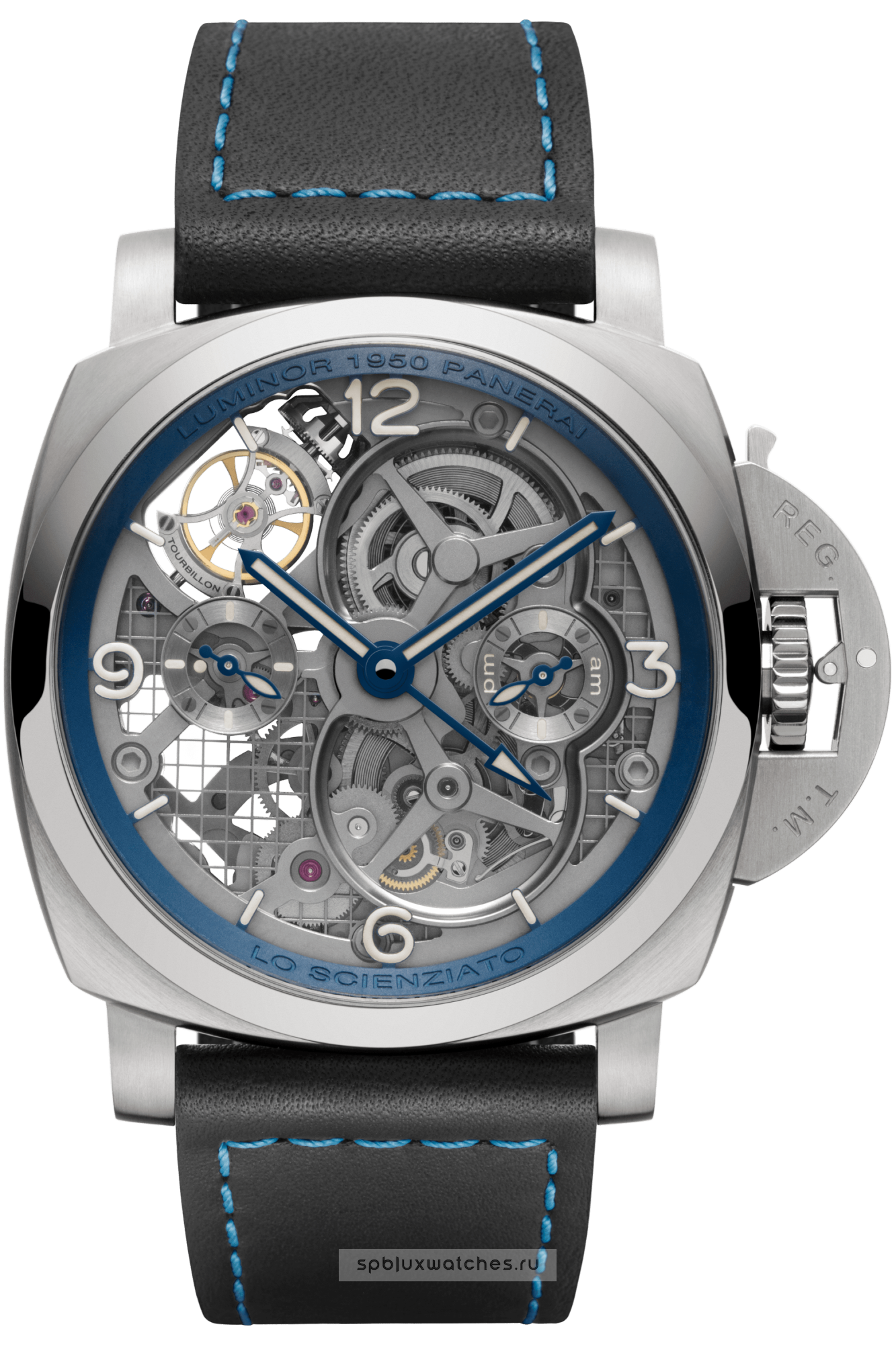 panerai luminor 1950 tourbillon gmt ceramica