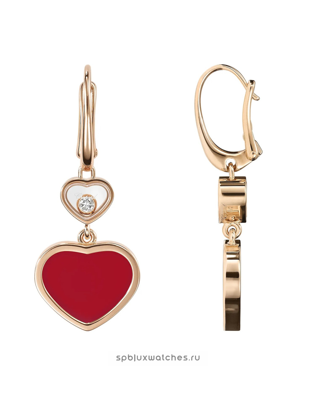 Серьги Chopard Happy Hearts Earrings 837482-5820