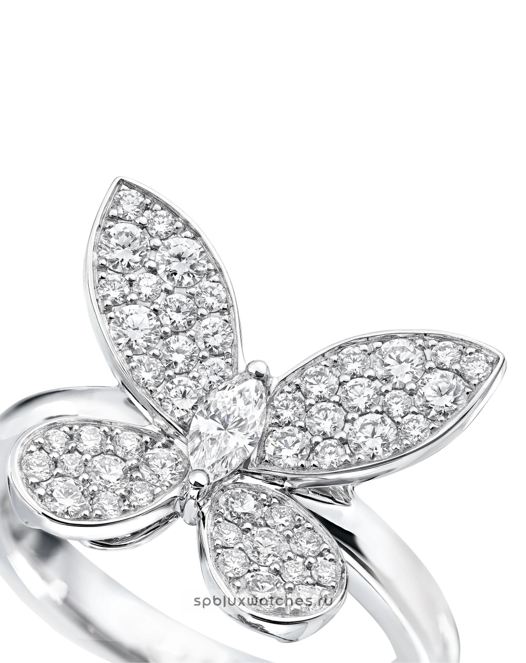 Кольцо Graff Pave Butterfly Diamond Small Ring RGR523