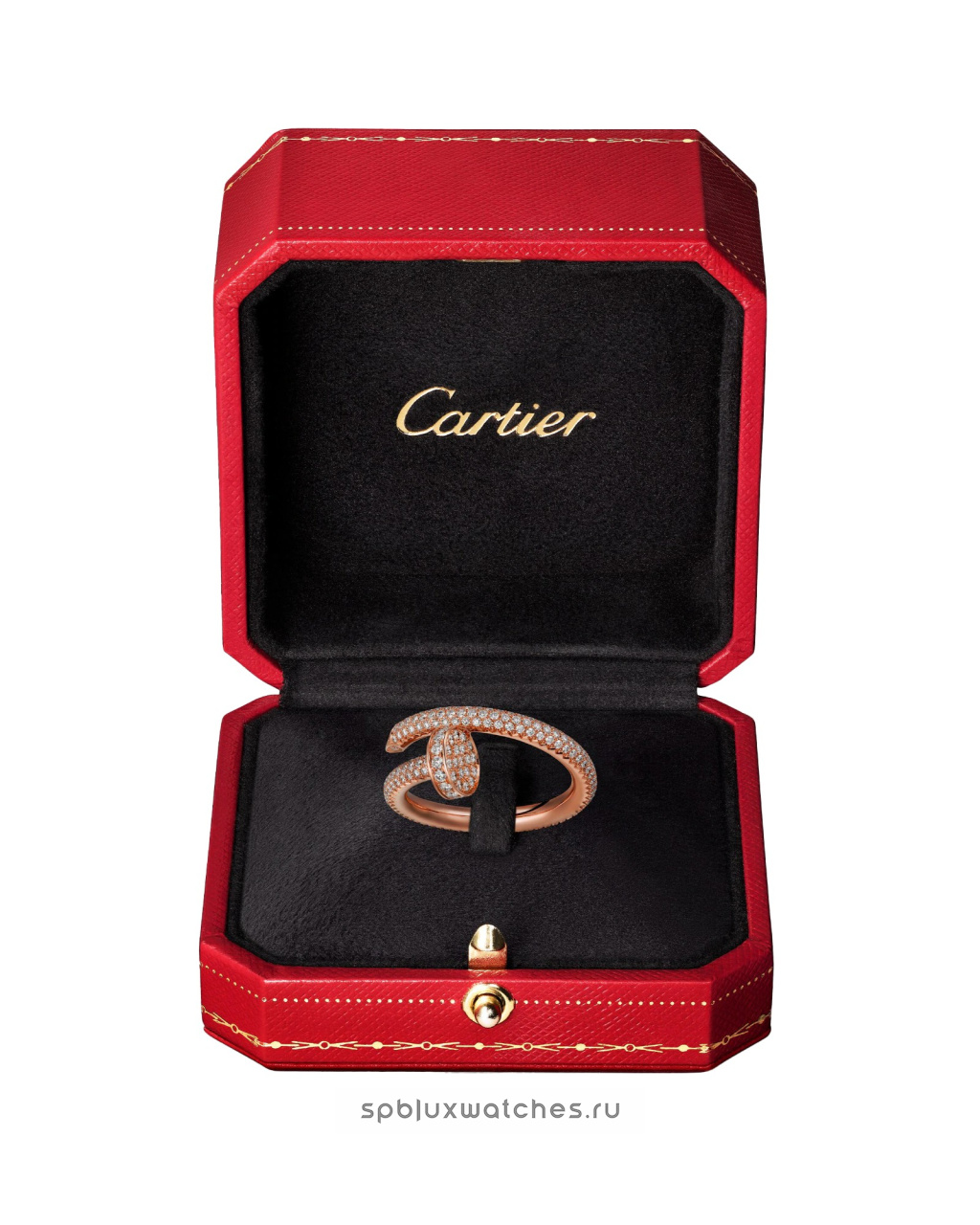 Кольцо Cartier Juste un Clou Paved Ring Classic N4748600