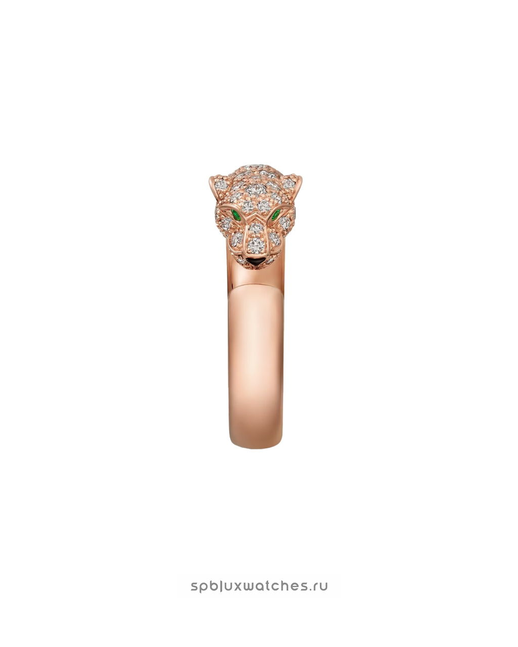 Кольцо Cartier Panthere de Cartier Half-Paved Ring Small Model N4765700