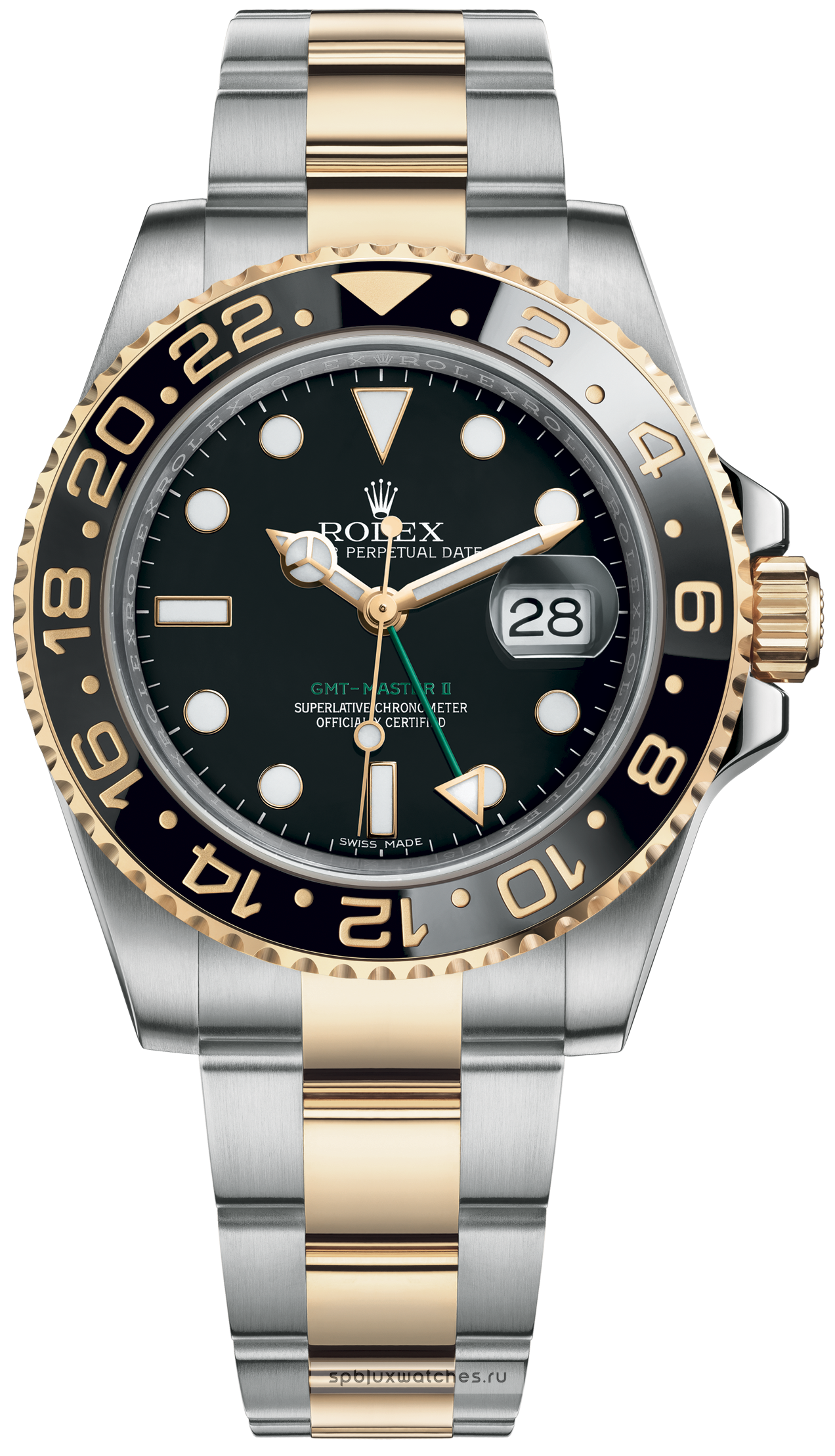 rolex gmt two tone ceramic