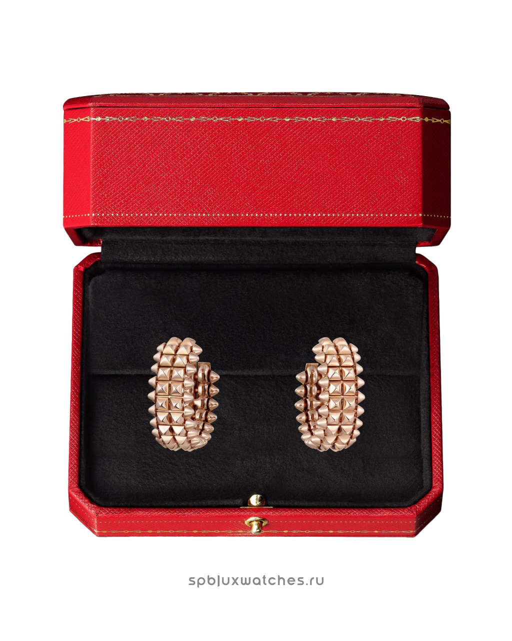 Серьги Cartier Clash de Cartier Paved Double Row Hoop Earrings B8301478