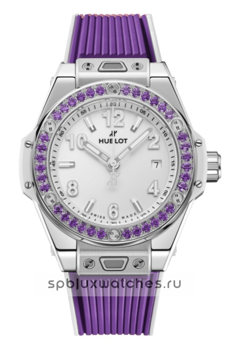 Hublot Big Bang Joyful Steel Purple 33 mm 485.SV.2210.RX.1205